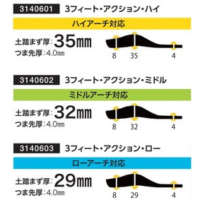 [Sidas] 깔창 3Feet 액션 : L:27.0cm-28.0cm