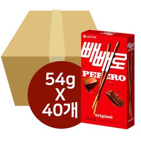 롯데 빼빼로 오리지널 54g 40개