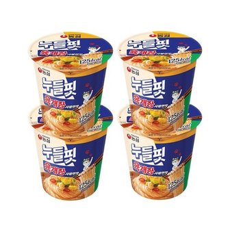  농심 누들핏 육개장사발면맛 35.5g x 4개 / 저칼로리 컵라면