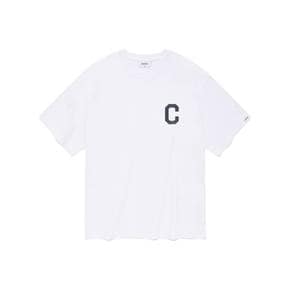 C 로고 티셔츠 화이트 CO2402ST10WH