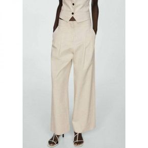 4954386 Mango MARSELLA - Trousers ecru