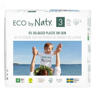 네띠 [Eco by Naty] 네띠 친환경 밴드 기저귀 3단계 30매