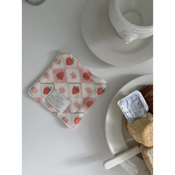 베리테리 컵받침 티코스터 패브릭코스터 홈카페