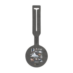 N245ACU017 러기지 네임택 GREY
