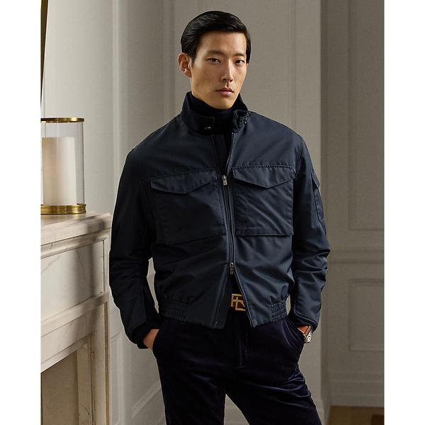 Purple Label 트윌 플라이트 재킷 (MNPLOTW16020283410)