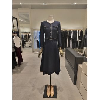 지고트 [파주점] 브레이드 재킷 플레어 원피스 JP9A0OP363