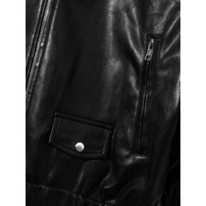 Minimal Rider soft-Leather Jacket J22 Black
