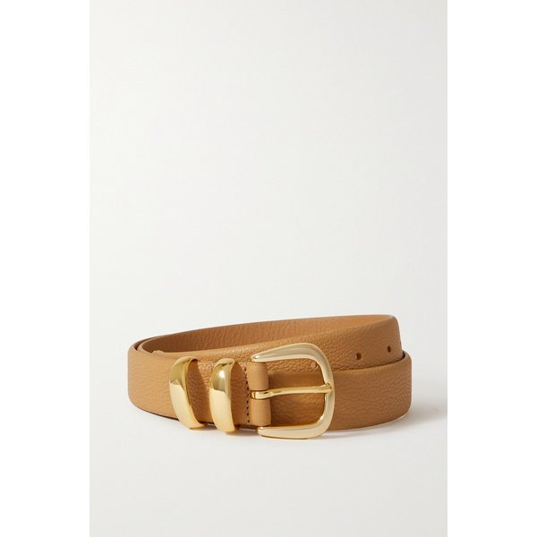 앤더슨스 텍스처 가죽 웨이스트 벨트 베이지 1647597294983009