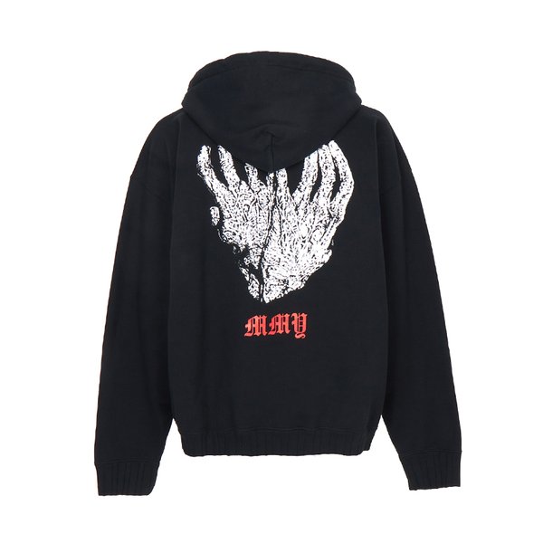 [부산점] 메종미하라야스히로 남성 후드티 C15HD045 BLACK