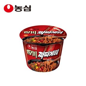 농심 사천 짜파게티 115g x 16개 매운 짜장 컵라면