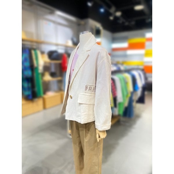 [여주점] 프린지 레터링 자수 자켓 (BAJK54331)