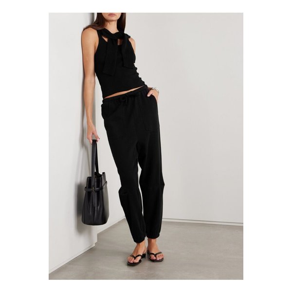 닐리 로탄 둘체 코튼 저지 트랙 팬츠 블랙 1647597359148145