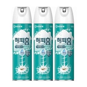 해피홈 에어로솔 수성 피톤치트향 해충 퇴치 약 500ML 1+1+1