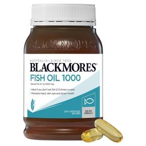 호주직구 Blackmores 블랙모어스 피쉬 오일 1000mg 오메가3 200캡슐