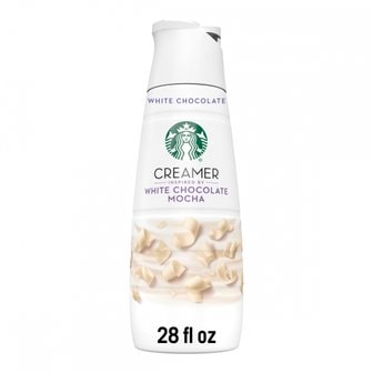  StarbucksÂ®스타벅스 화이트 초콜릿 모카 크리머 - 828.1ml