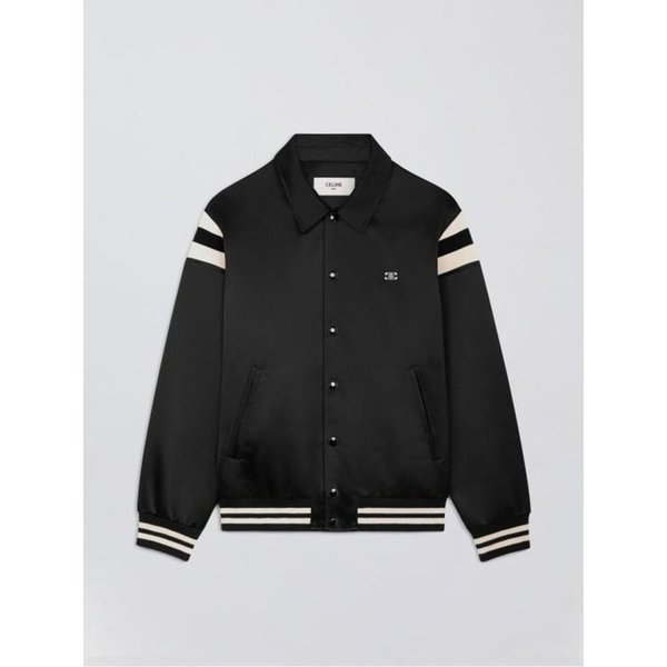 25SS 셀린느 세틴 테디 자켓 2W88C453Z38NO BLACK DOM