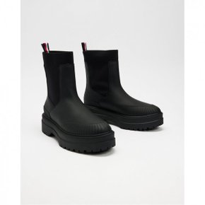 4650760 Tommy Hilfiger Rubberised Thermo Boots - Womens Black