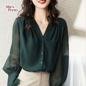 로이시스루소매블라우스_P345987860