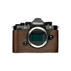 TP Original Nikon Zf 용 바디 하프 케이스 다크 브라운