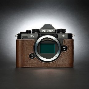 TP Original Nikon Zf 용 바디 하프 케이스 다크 브라운