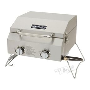 넥스그릴 테이블탑 프로판 가스 그릴 스테인리스 스틸 NEXGRILL C2-BURNER STAINLESS STEEL TABL