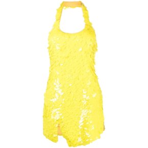 Womens Dress The Attico Dresses Yellow Yellow 227WCA140