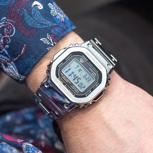 [G-SHOCK] 지샥 한정판 GMW-B5000D-1 35주년 풀메탈 실버(1)