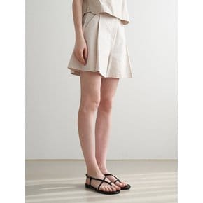 Standard linen short pants - natural