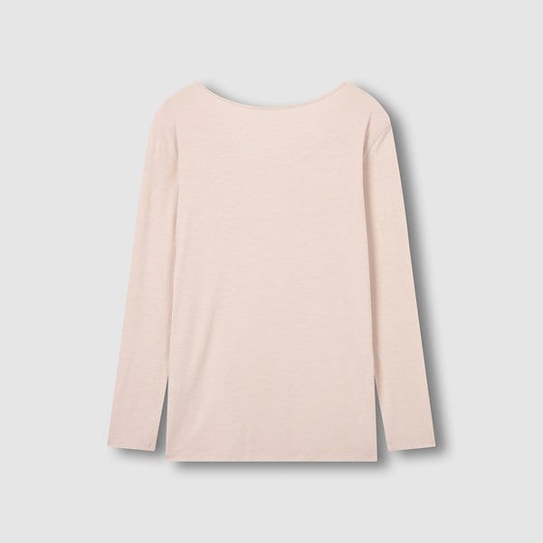 여 발열온감 U넥 티셔츠 J425401007011