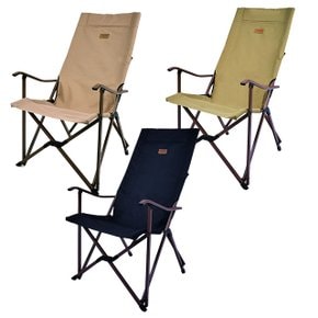 [쓱페셜프라이스]모씨 롱 릴렉스 체어/우드무늬 감성 캠핑 의자