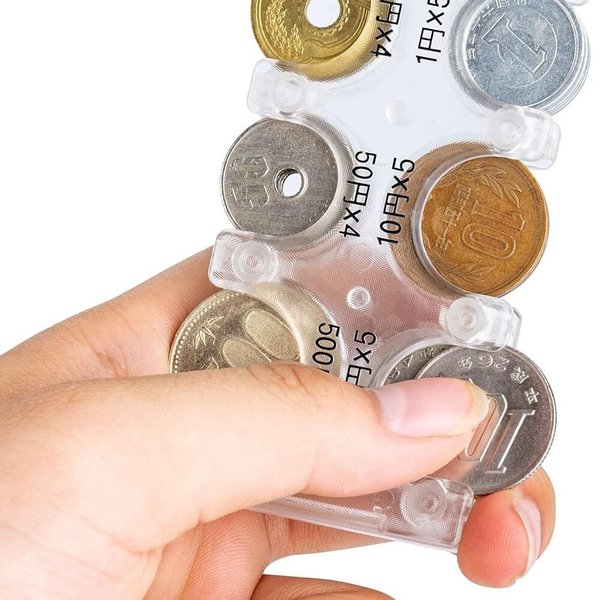 [옷자락] 여자 남자 일본여행 동전보관 탄탄한 투명 동전지갑