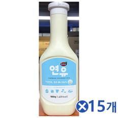 제이큐 동서 연유 빙수재료 카페재료 연유라뗴 500g x15개
