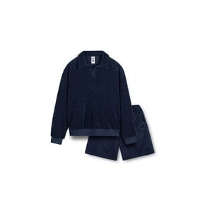 CLASSIC TOWELING POLO SETS_NAVY