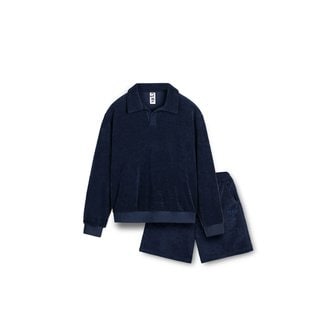 씨피티에스 CLASSIC TOWELING POLO SETS_NAVY