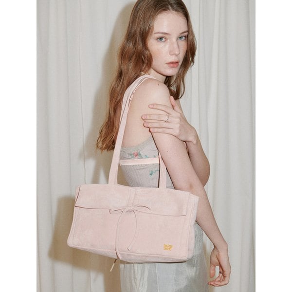 Suede Butterfly flap bag Medium 2colors