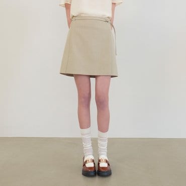 온앤온 세미 A라인 미니 스커트 NEW5SS208