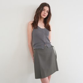 세미 A라인 미니 스커트 NEW5SS208