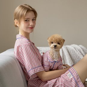 [PET] 실크핏 피오니 반려동물 잠옷