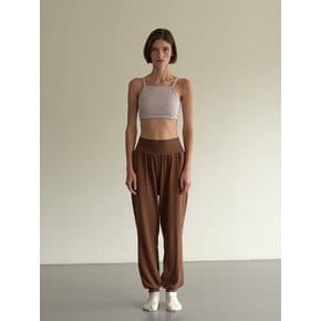 Soft Modal Jogger Pants - Brown