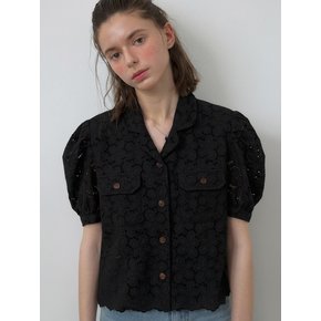 FRENCH LACE JACKET [BLACK]