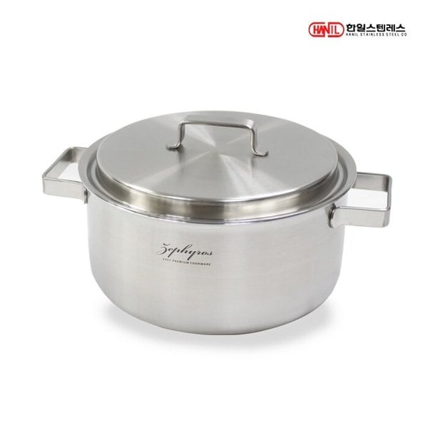 제피로스 통5중 스텐레스 인덕션 양수냄비 20cm 인덕션냄비 스텐냄비