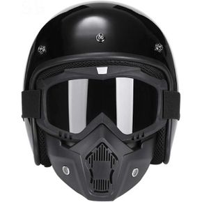 독일 카스코 헬멧 자전거헬멧 1835635 Harley Mens Motorcycle Helmet with Jet Helmets Face Je