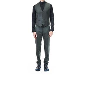 26SS 칼라거펠트 니트 베스트 355010 554035 V10 590 VERDE SCURO