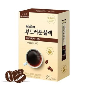 맥심 아라비카100 부드러운 블랙 2.8g 20T x6개