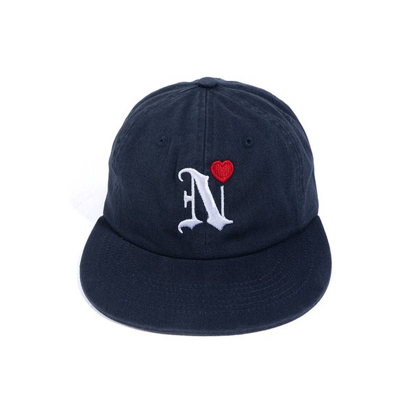 N HEART LOGO PLAP CAP (BLUE)