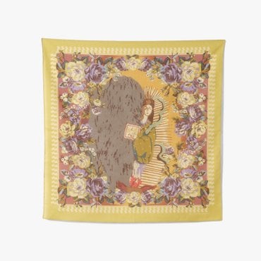샌프란시스코마켓 KAPITAL 캐피탈 COLOR BANDANNA YELLOW GREEN KAE1M80003A89