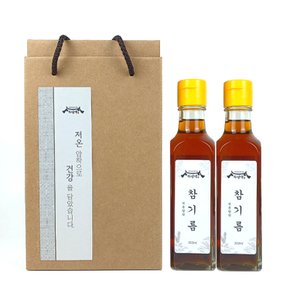 저온압착 참기름 300ml 2병 선물세트