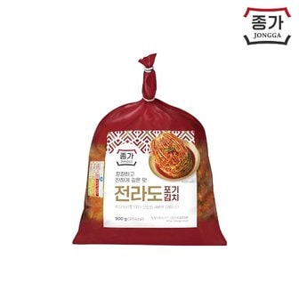 종가집 [종가] 종가 전라도포기김치 900g(비닐) X 1개