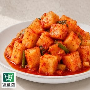 전라도전통함평김치 깍두기2kg 국내산재료 당일제조 바르겟