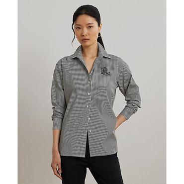로렌 랄프 로렌 릴렉스핏 스트라이프 브로드클로스 셔츠(WMLRSHTS6820486001)